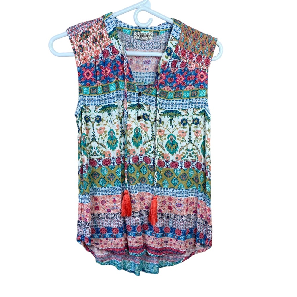 NWT One World Sleeveless Top Size Small